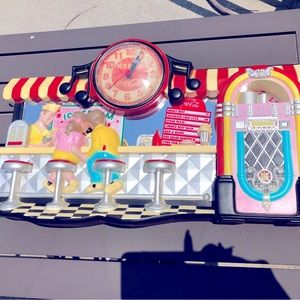 Coca Cola Ice Cream/Diner Shop Wall Clock